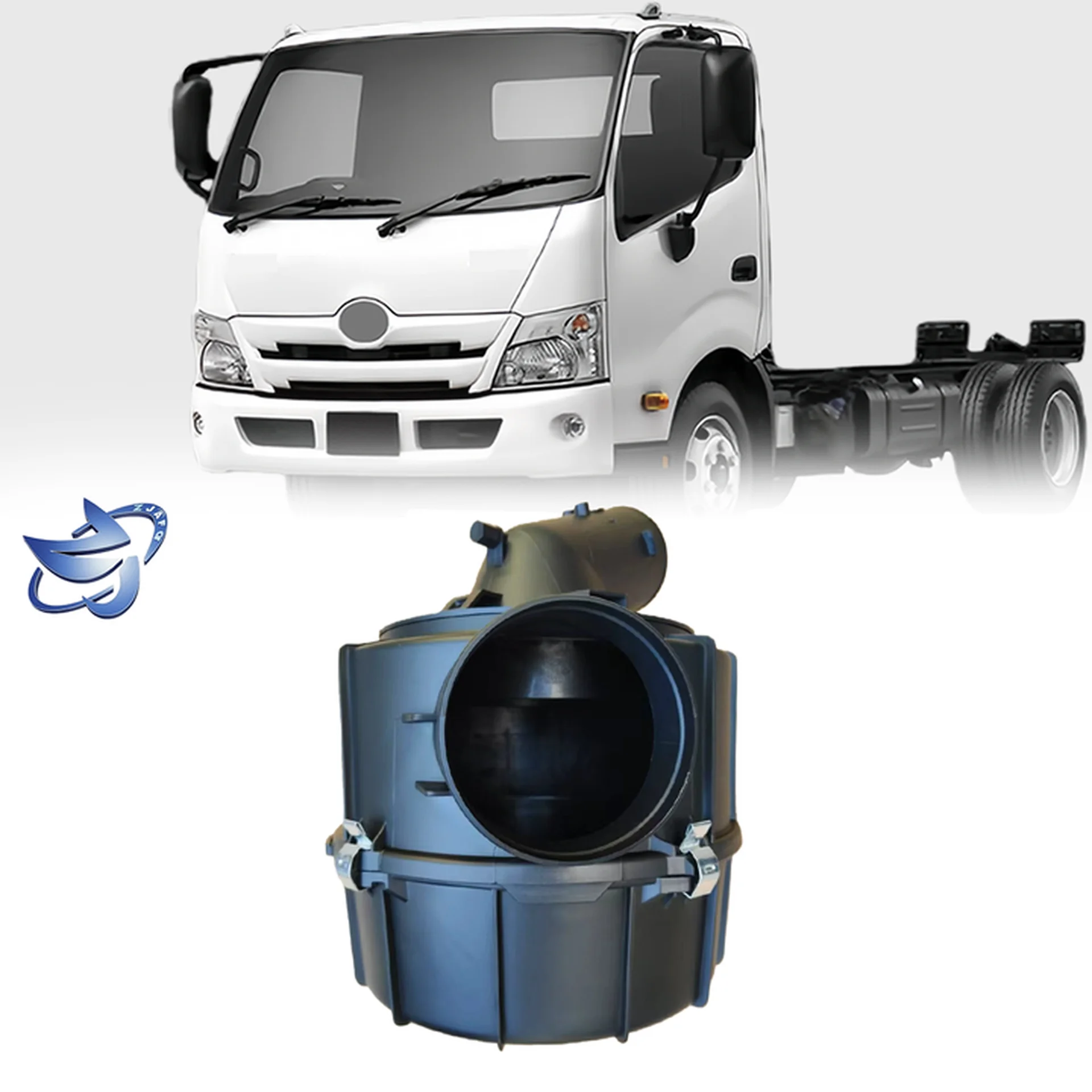 Black Plastic Air Filter Cover for Hino 300 Dutro