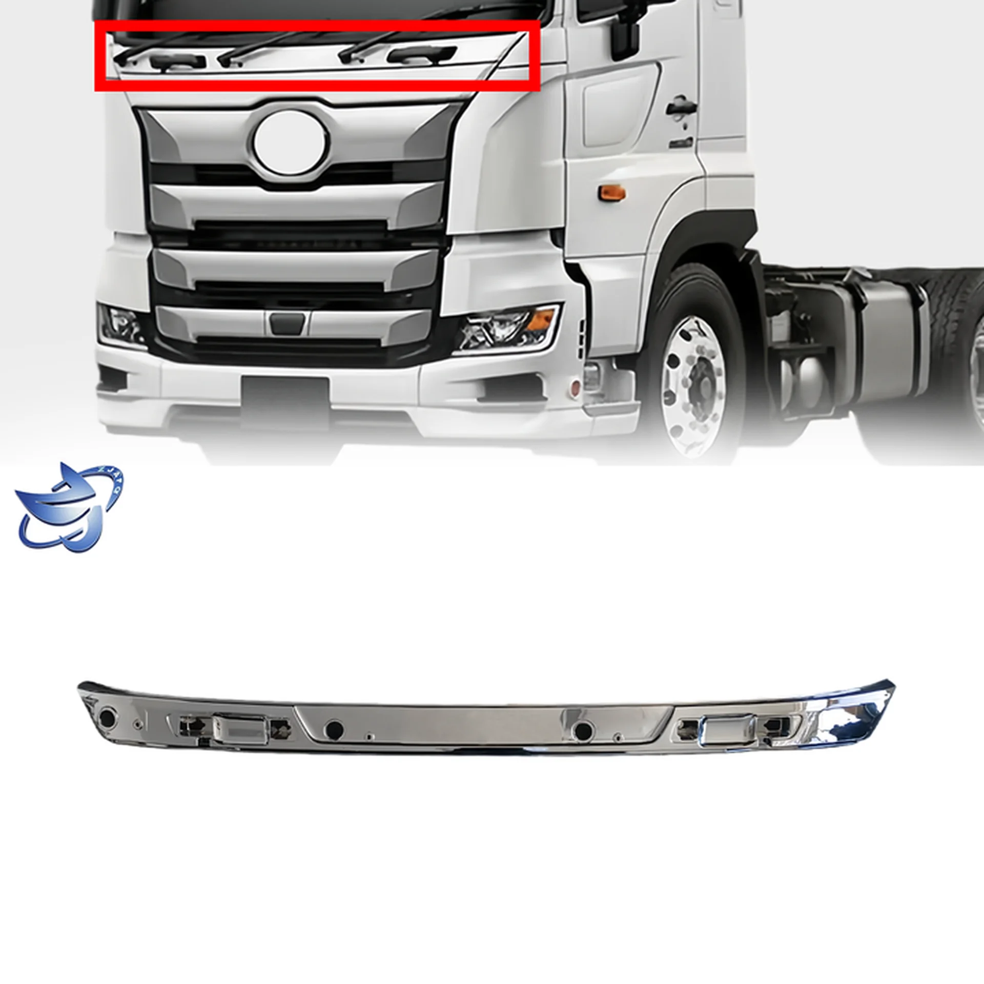 Chrome Plastic Wiper Panel / Arm for Hino New Mega 700