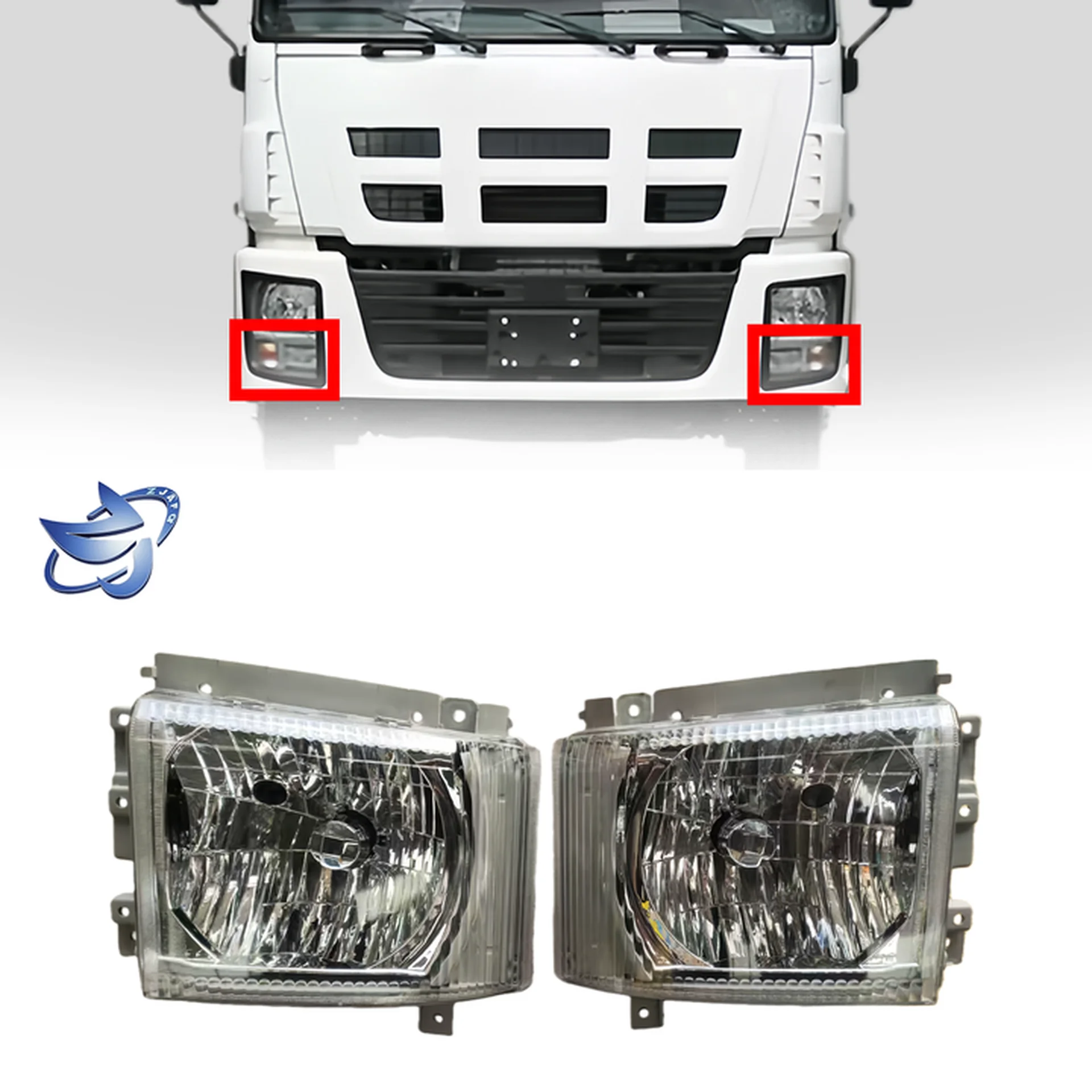 Plastic Head Lamp for Isuzu Giga 2010-2012