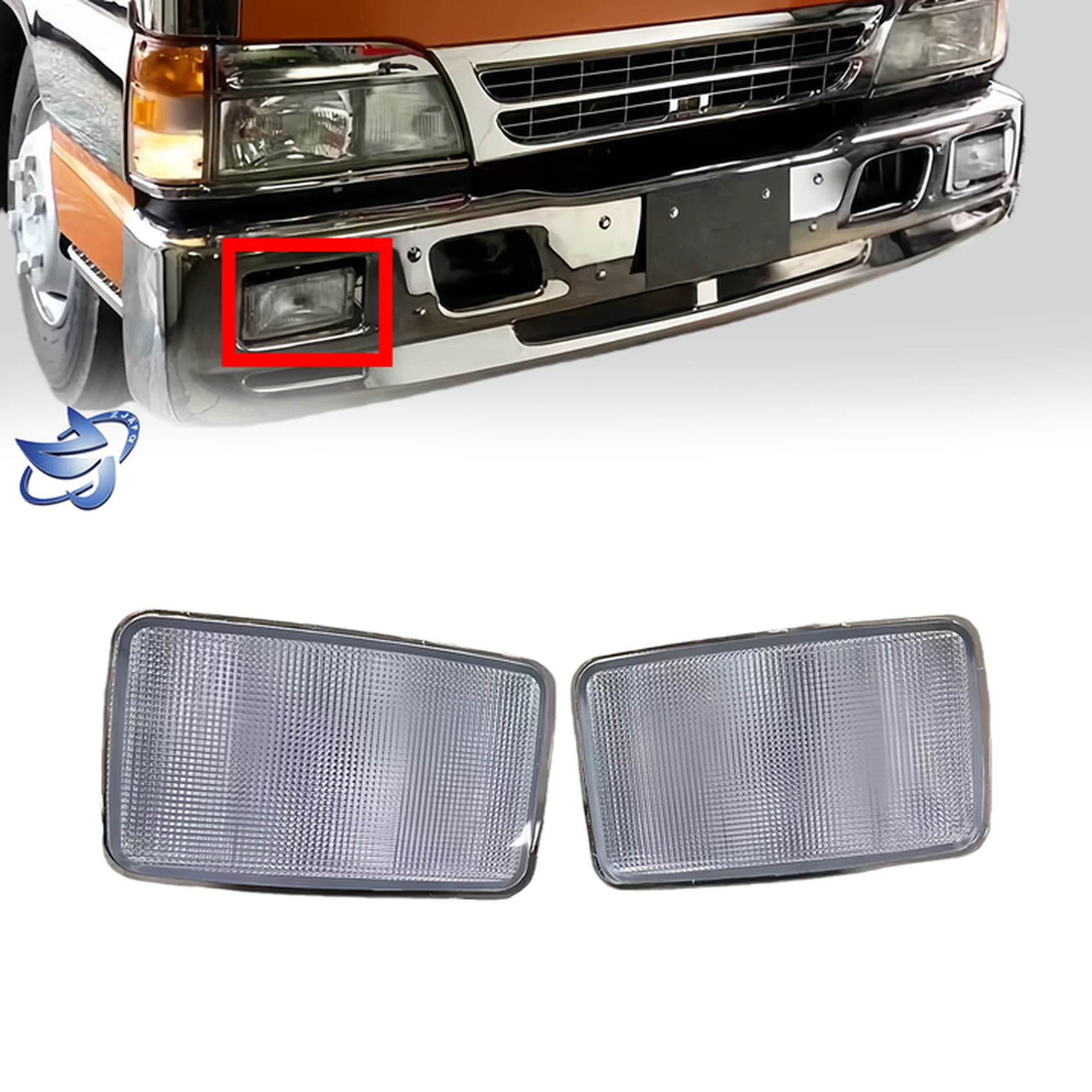 White / Yellow Plastic Fog Lamp for Isuzu NQR 600P