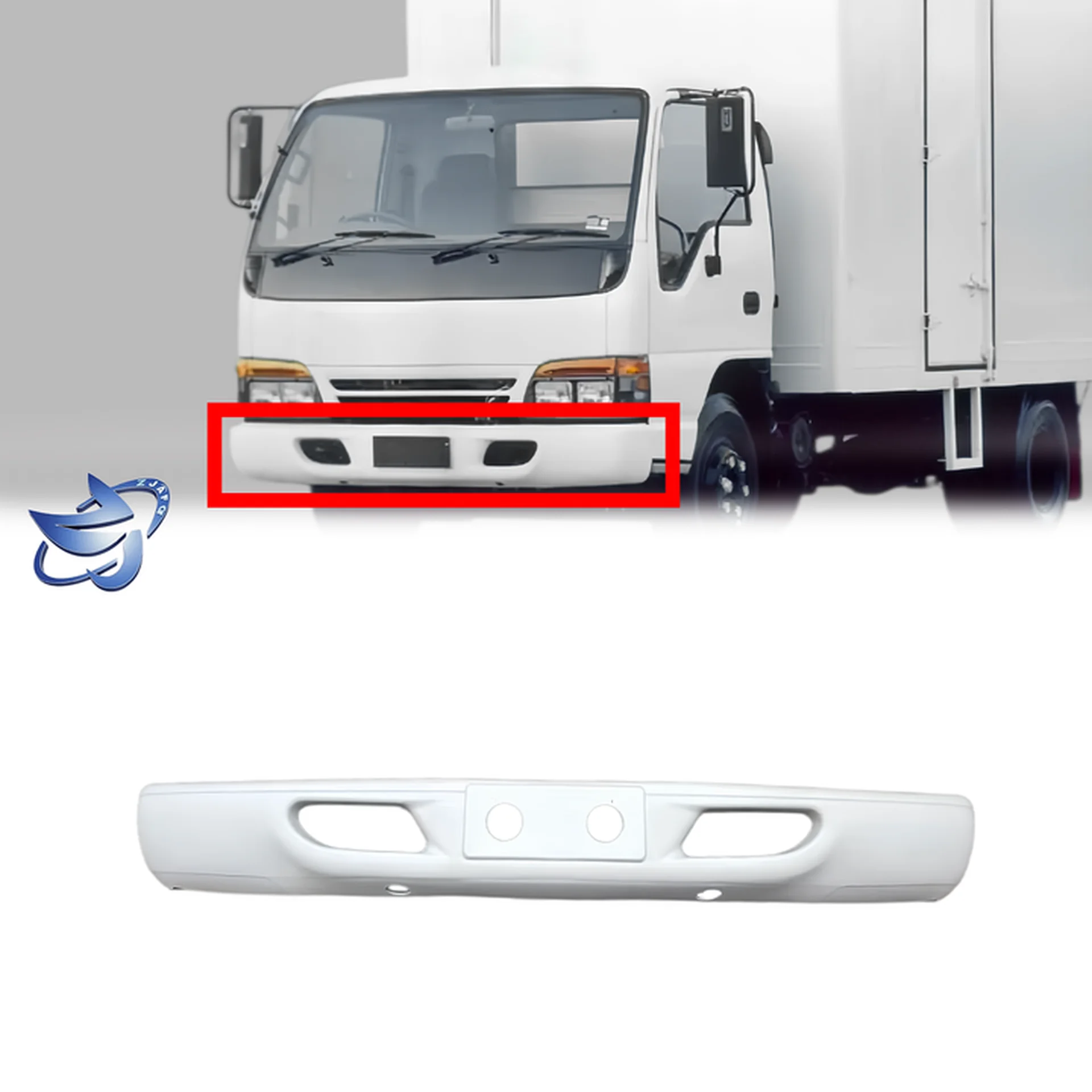 White Plastic Bumper for Isuzu NPR 100P