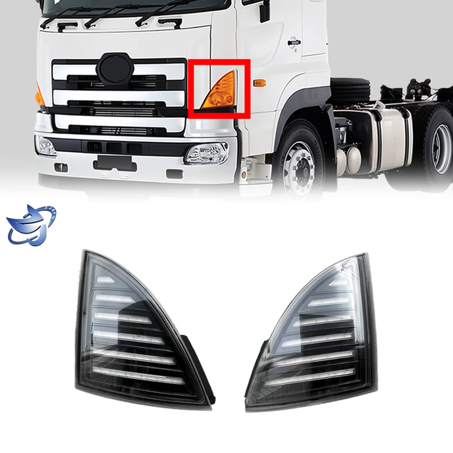 12V Plastic Side Marker Lamp for Hino