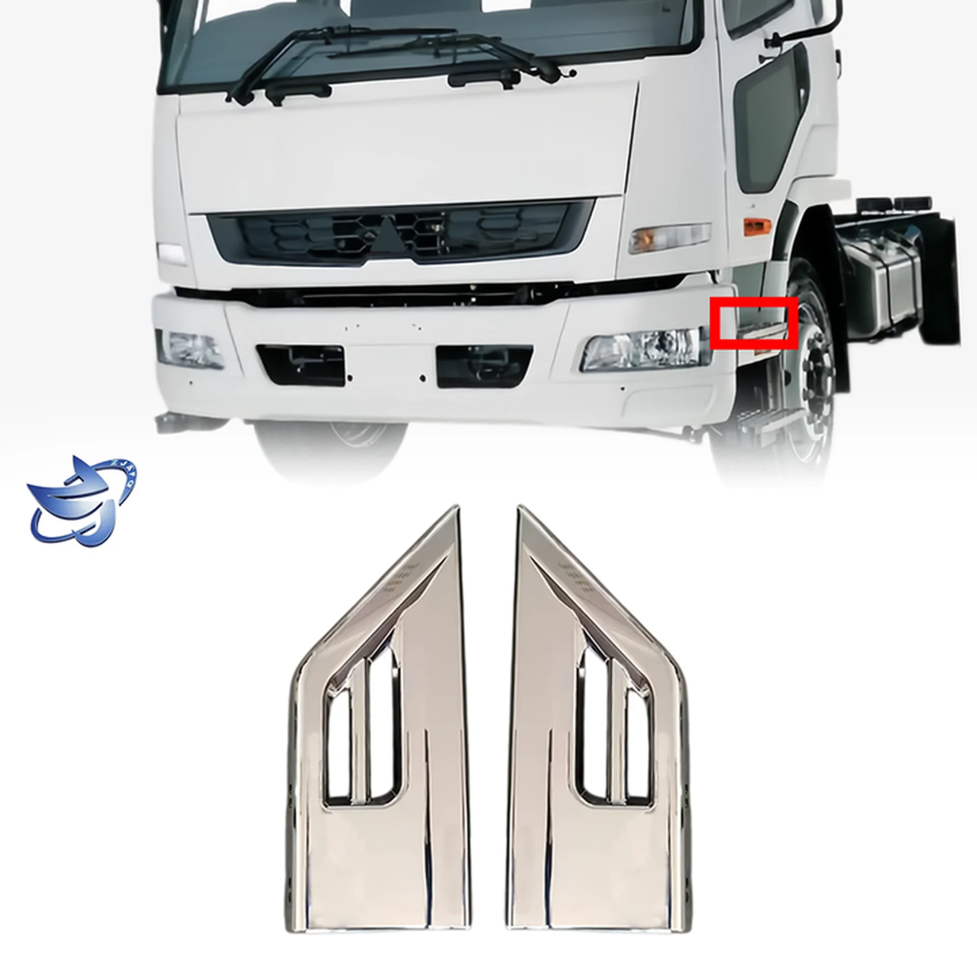 Chrome Plastic Step Panel for Mitsubishi FM1524 / FM65F