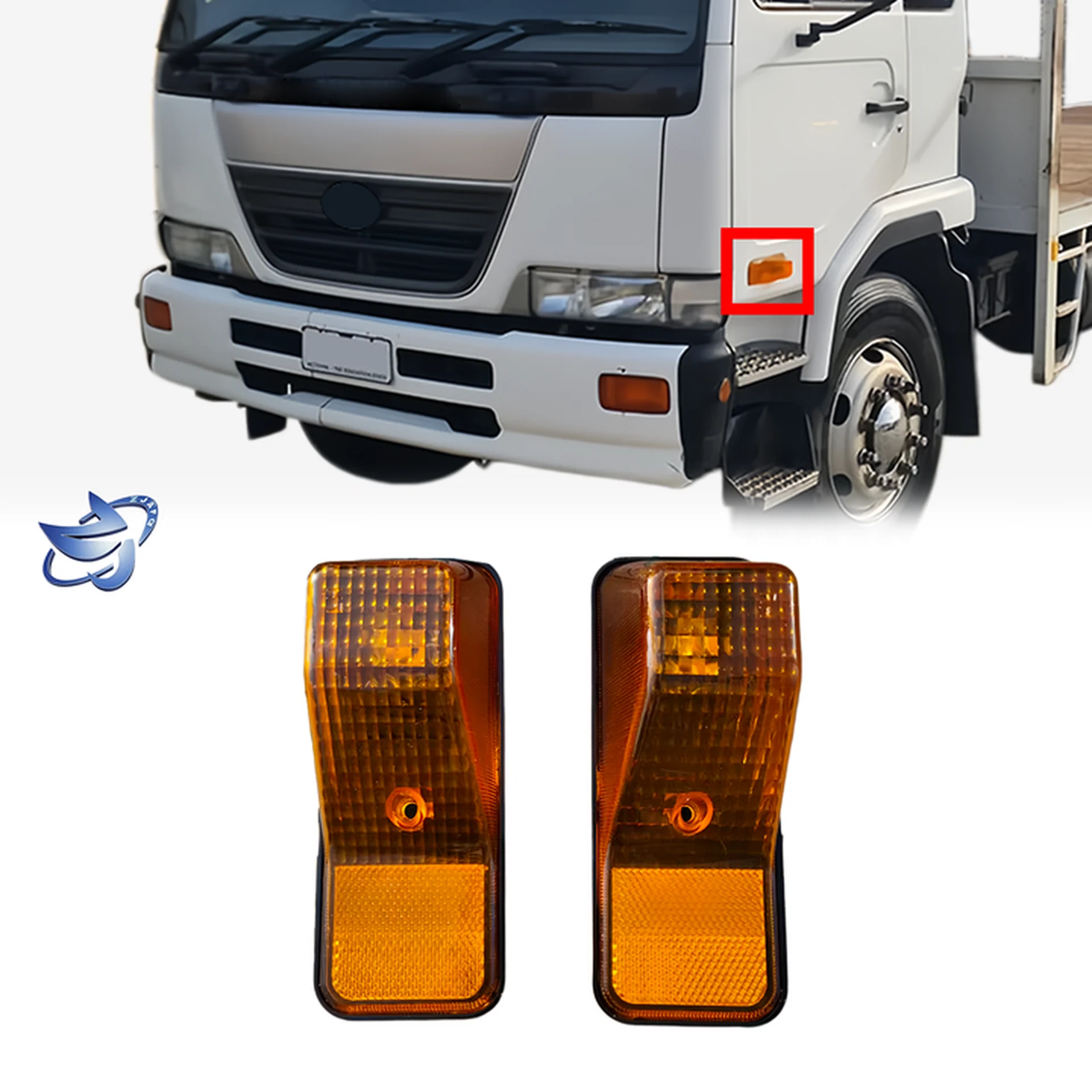 17CM Plastic Side Marker Lamp for Nissan PKB / CWM454
