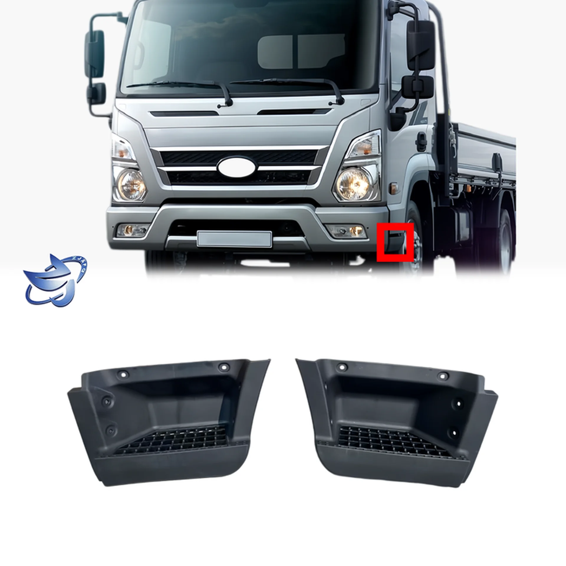 Black Plastic Step Panel for Hyundai